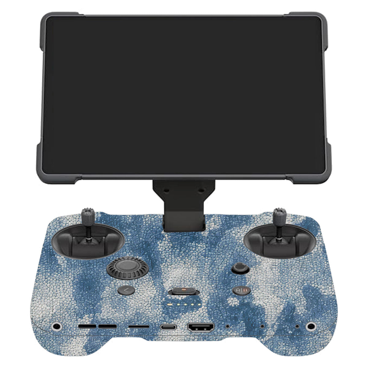 Blue Watercolor Fabric DJI RC Pro 2 Remote Controller Skin