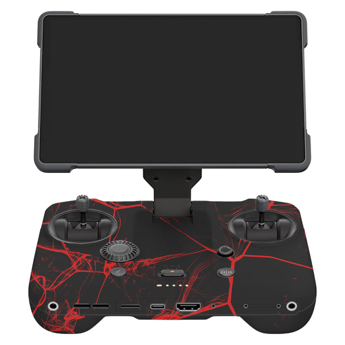 Red Neural Grid DJI RC Pro 2 Remote Controller Skin