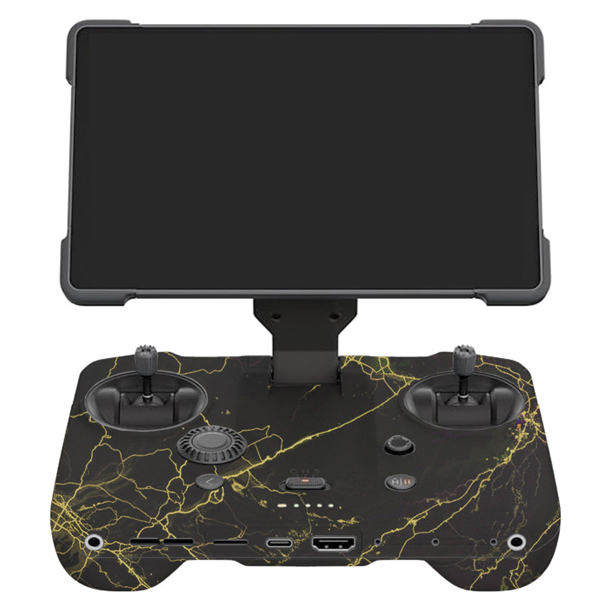 Electric Gold Veins DJI RC Pro 2 Remote Controller Skin