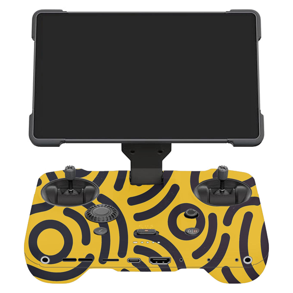 Minimal Yellow Wave DJI RC Pro 2 Remote Controller Skin