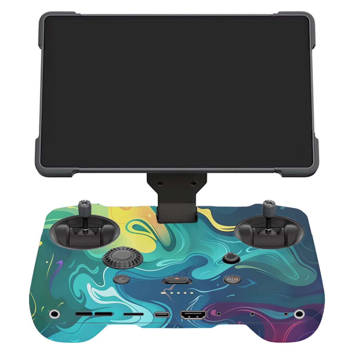 Rainbow Liquid Fusion DJI RC Pro 2 Remote Controller Skin