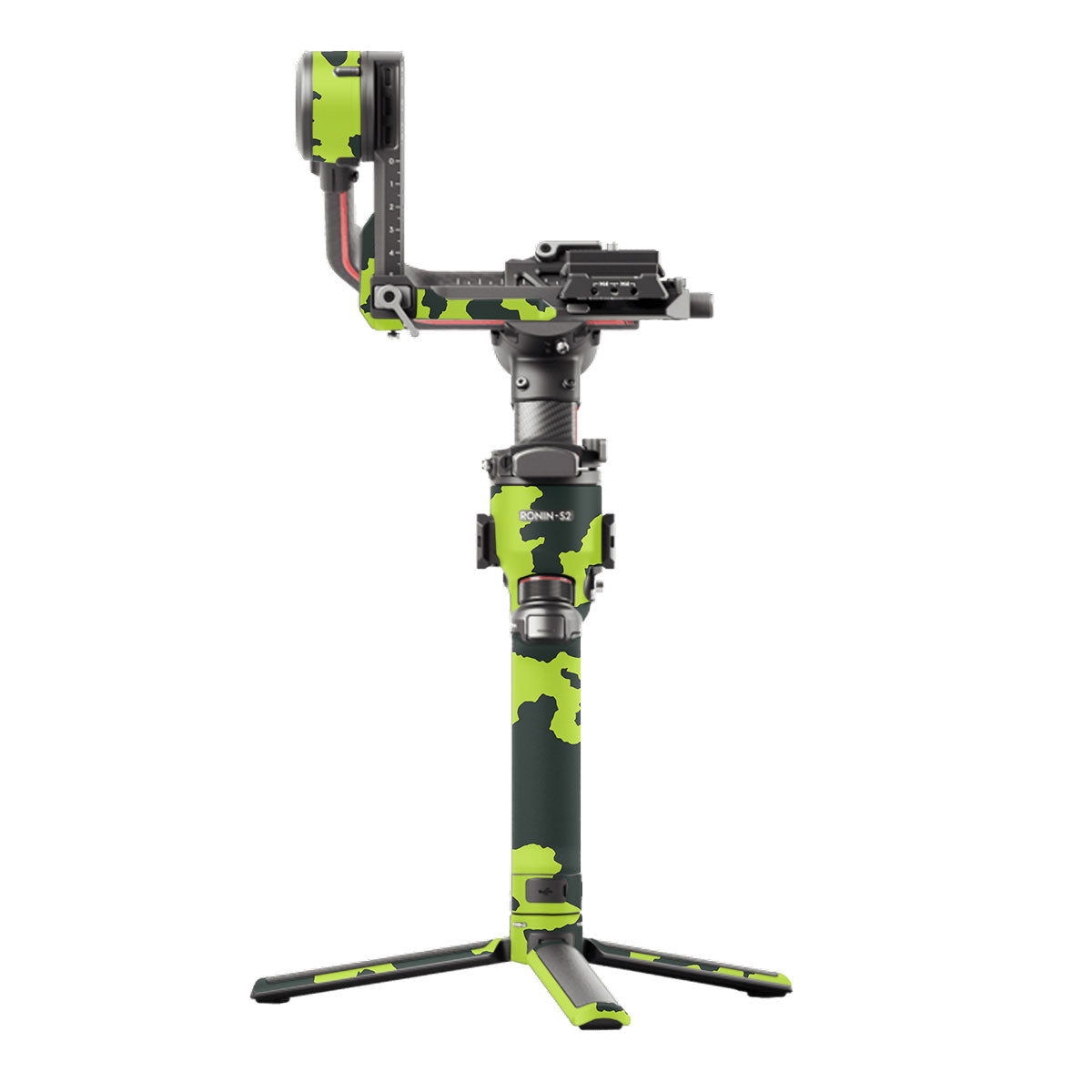 Neon Green Splatter DJI RS 2 Gimbal Skin