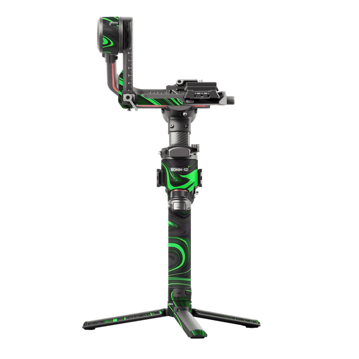 Green Liquid Pattern DJI RS 2 Gimbal Skin