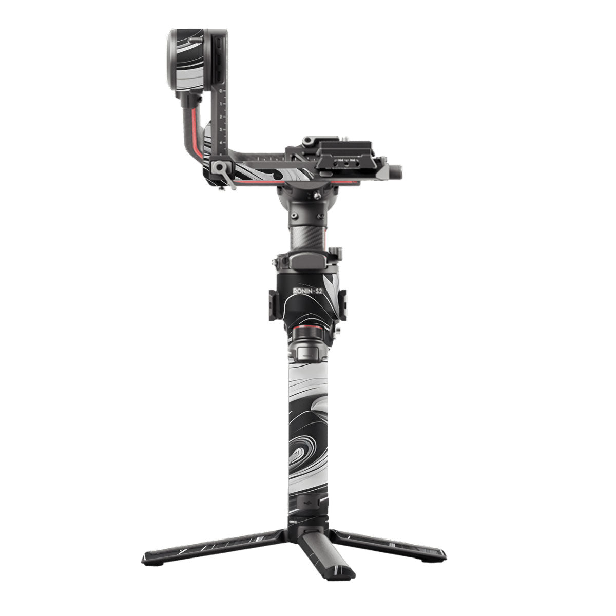 Black and White Marble DJI RS 2 Gimbal Skin