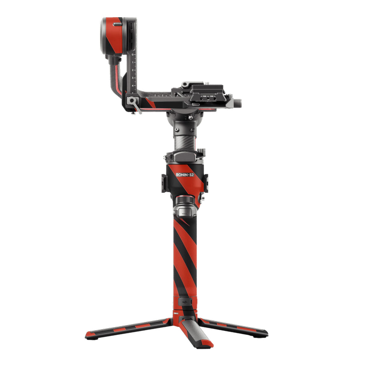 Red and Black Stripes DJI RS 2 Gimbal Skin