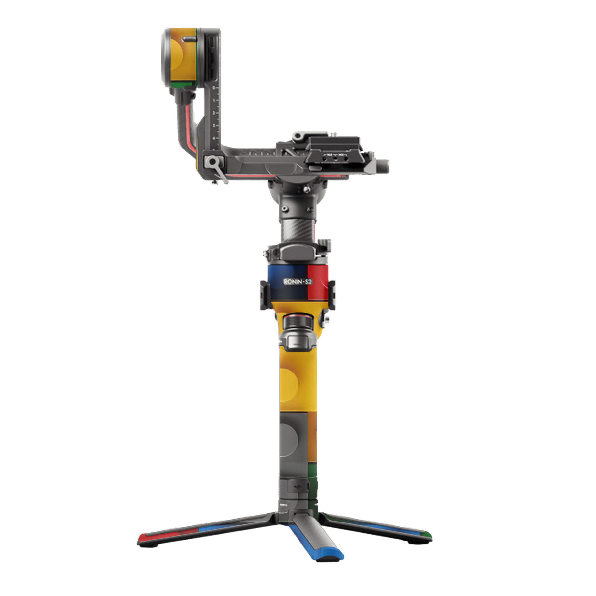 Colorful LEGO Brick Wall Pattern DJI RS 2 Gimbal Skin