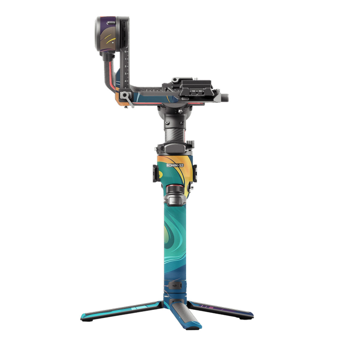 Rainbow Liquid Fusion DJI RS 2 Gimbal Skin