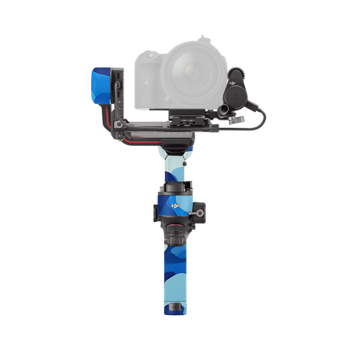 Arctic Blue Camo Pattern DJI RS 3 Gimbal Skin