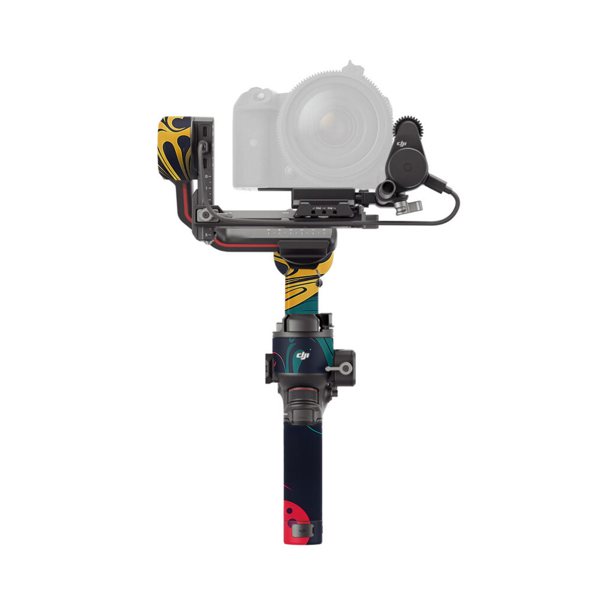Psychedelic Color Swirl DJI RS 3 Gimbal Skin