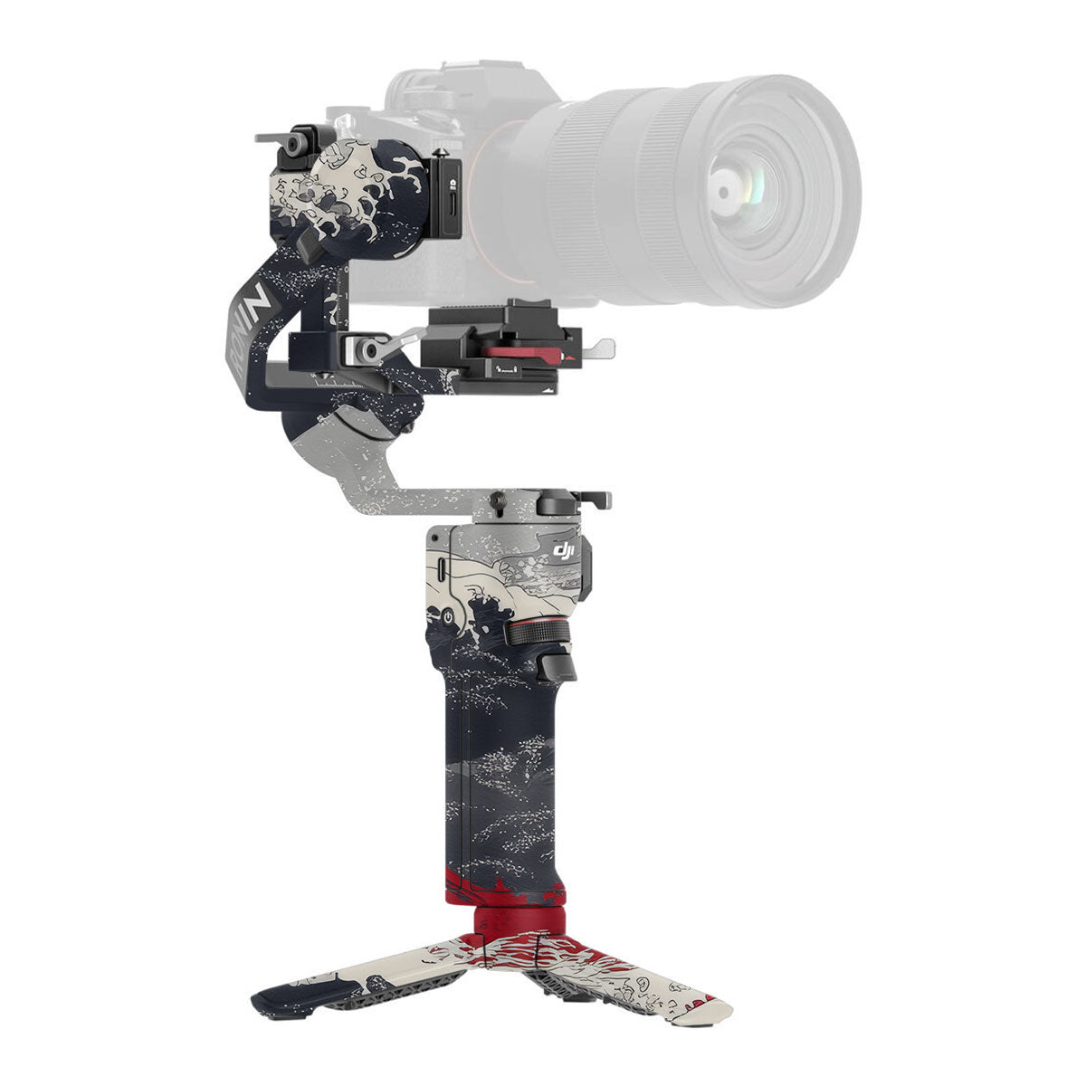 Abstract Waves DJI RS 3 Mini Gimbal Skin