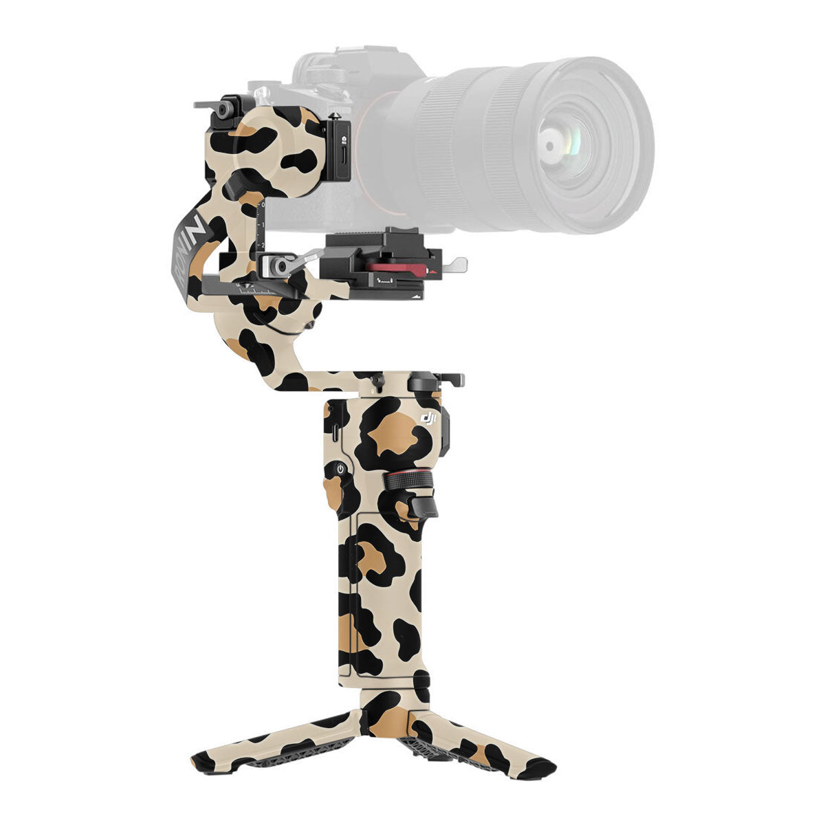 Sandy Leopard Spots DJI RS 3 Mini Gimbal Skin