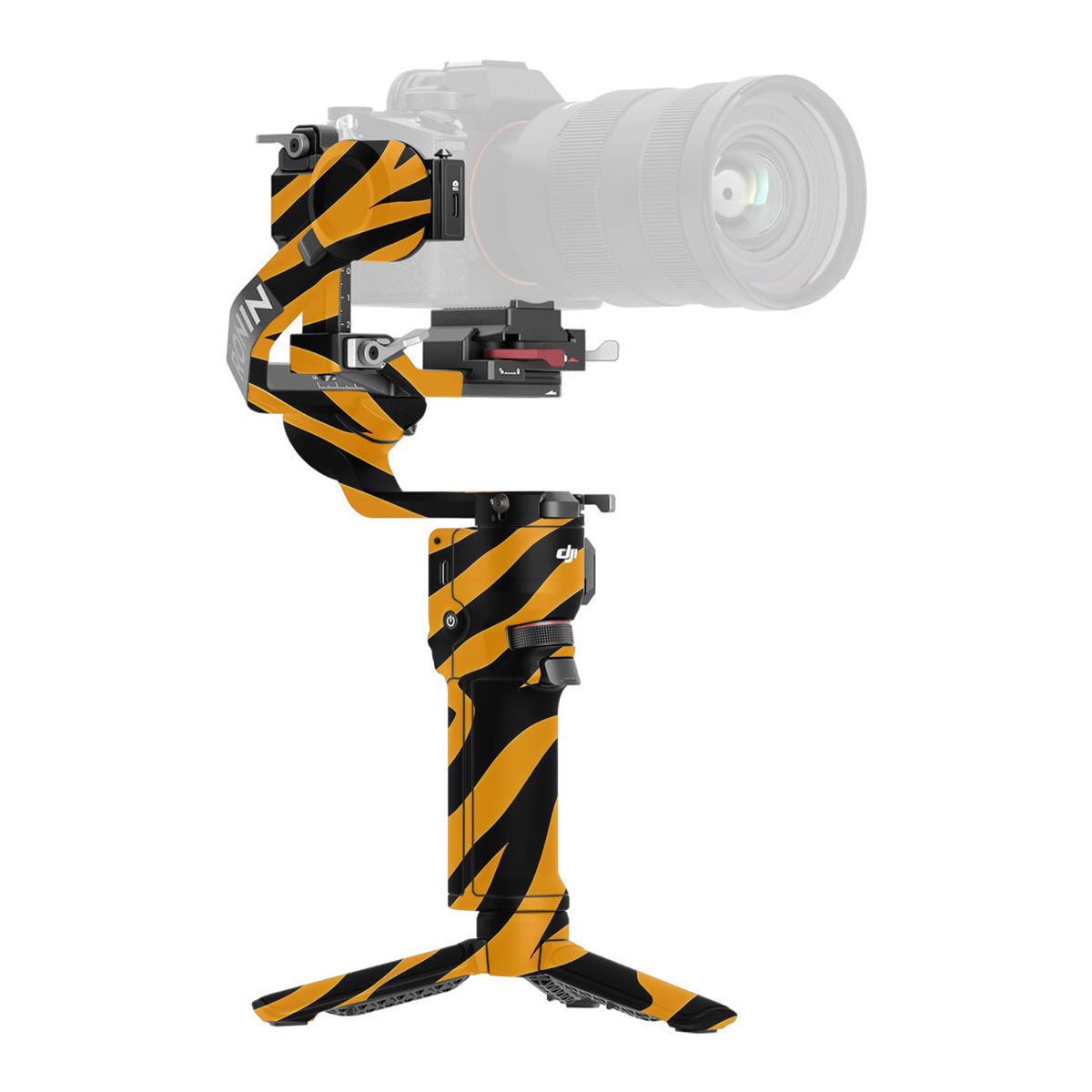 Zebra Gold Pattern DJI RS 3 Mini Gimbal Skin