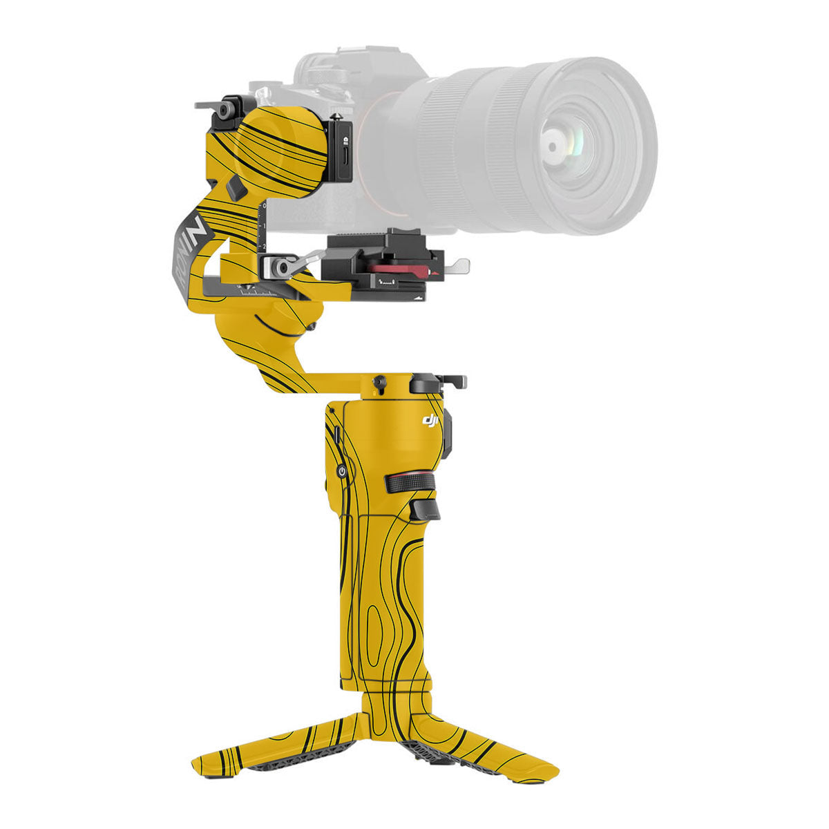 Topographic Map Pattern DJI RS 3 Mini Gimbal Skin