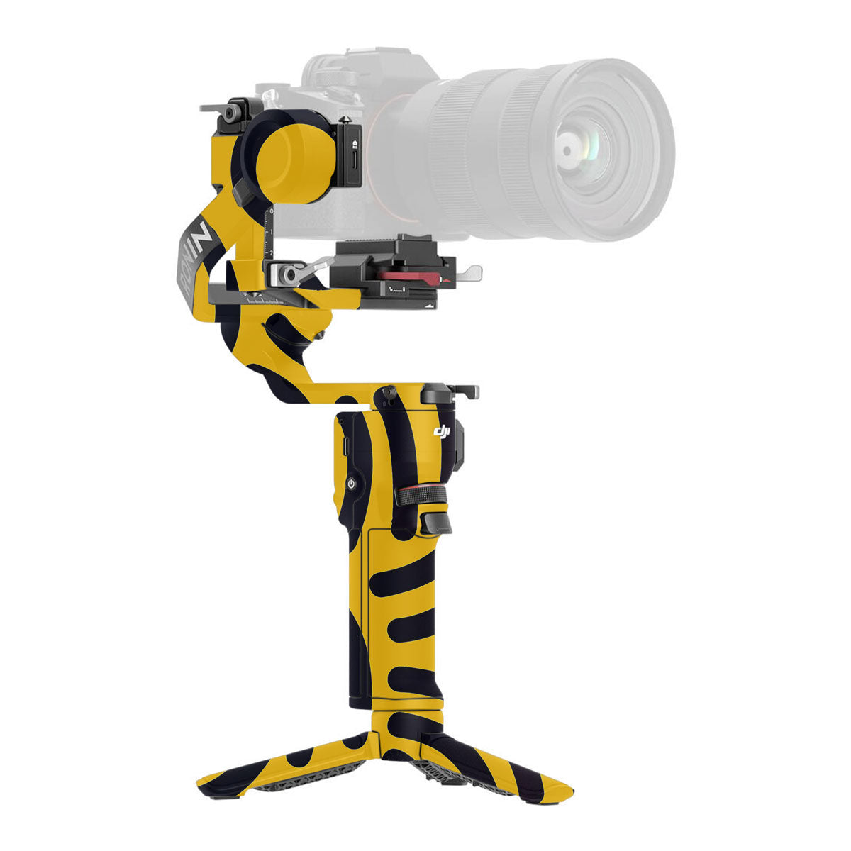 Minimal Yellow Wave DJI RS 3 Mini Gimbal Skin
