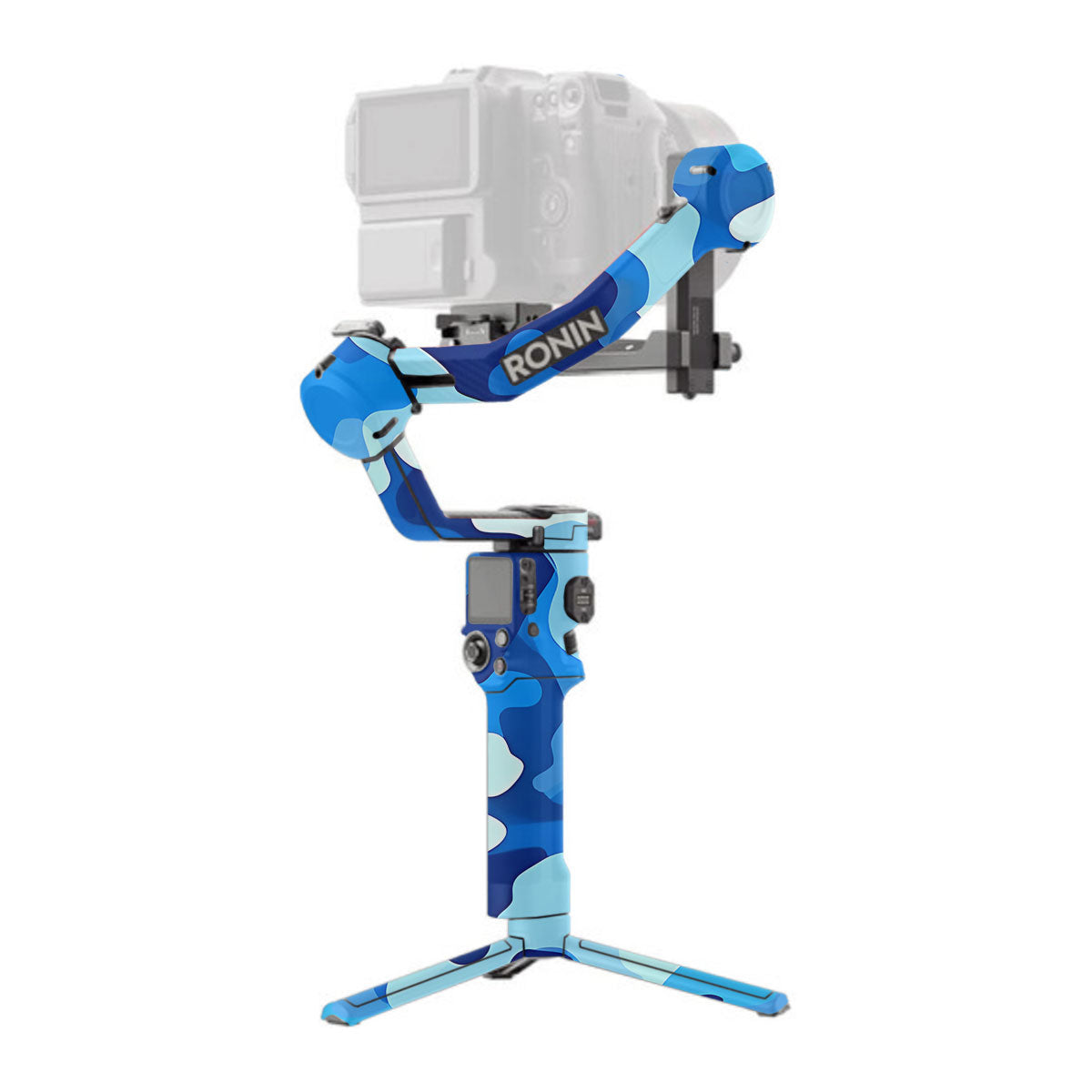 Arctic Blue Camo Pattern DJI RS 3 Pro Gimbal Skin