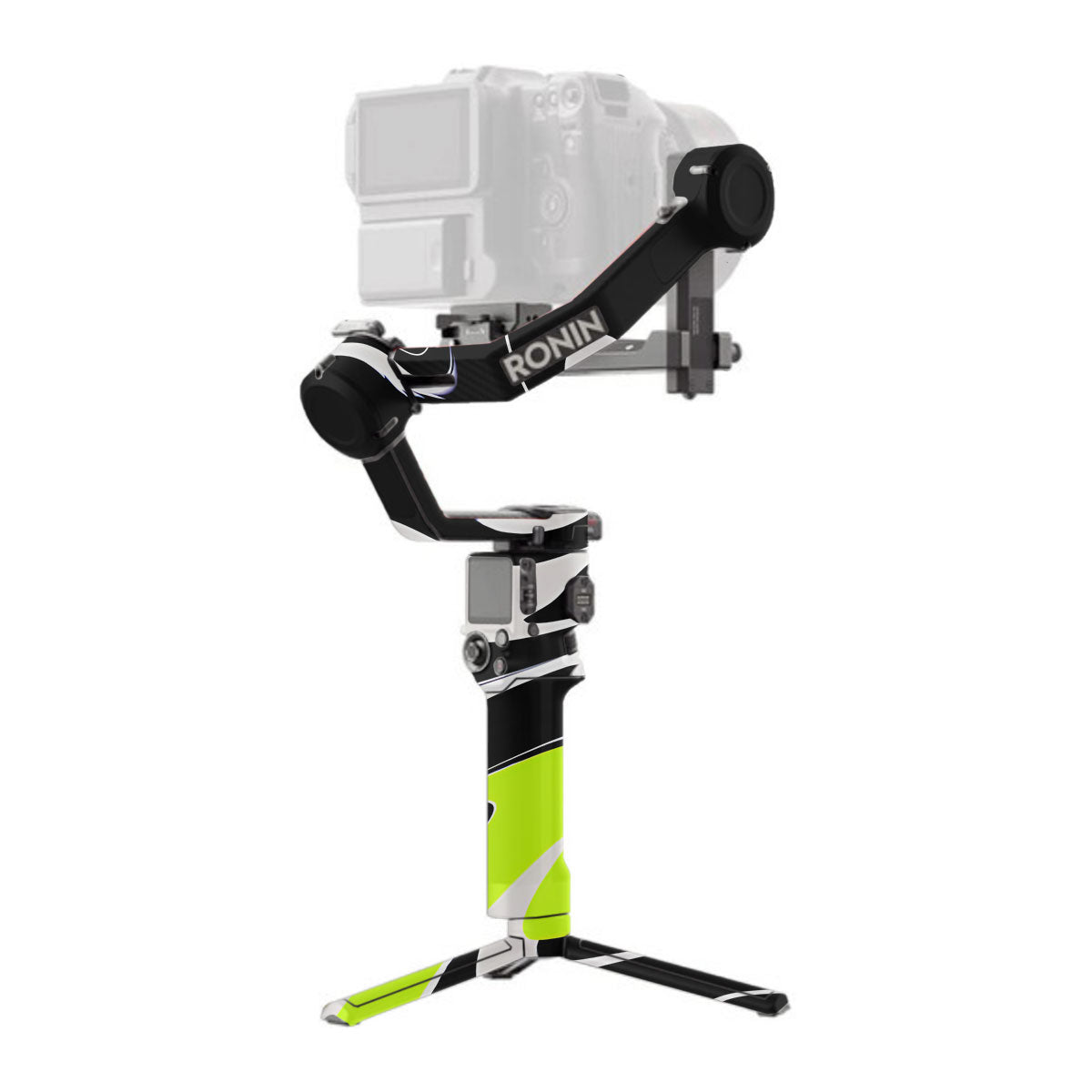 Neon Green and Black Pattern DJI RS 3 Pro Gimbal Skin