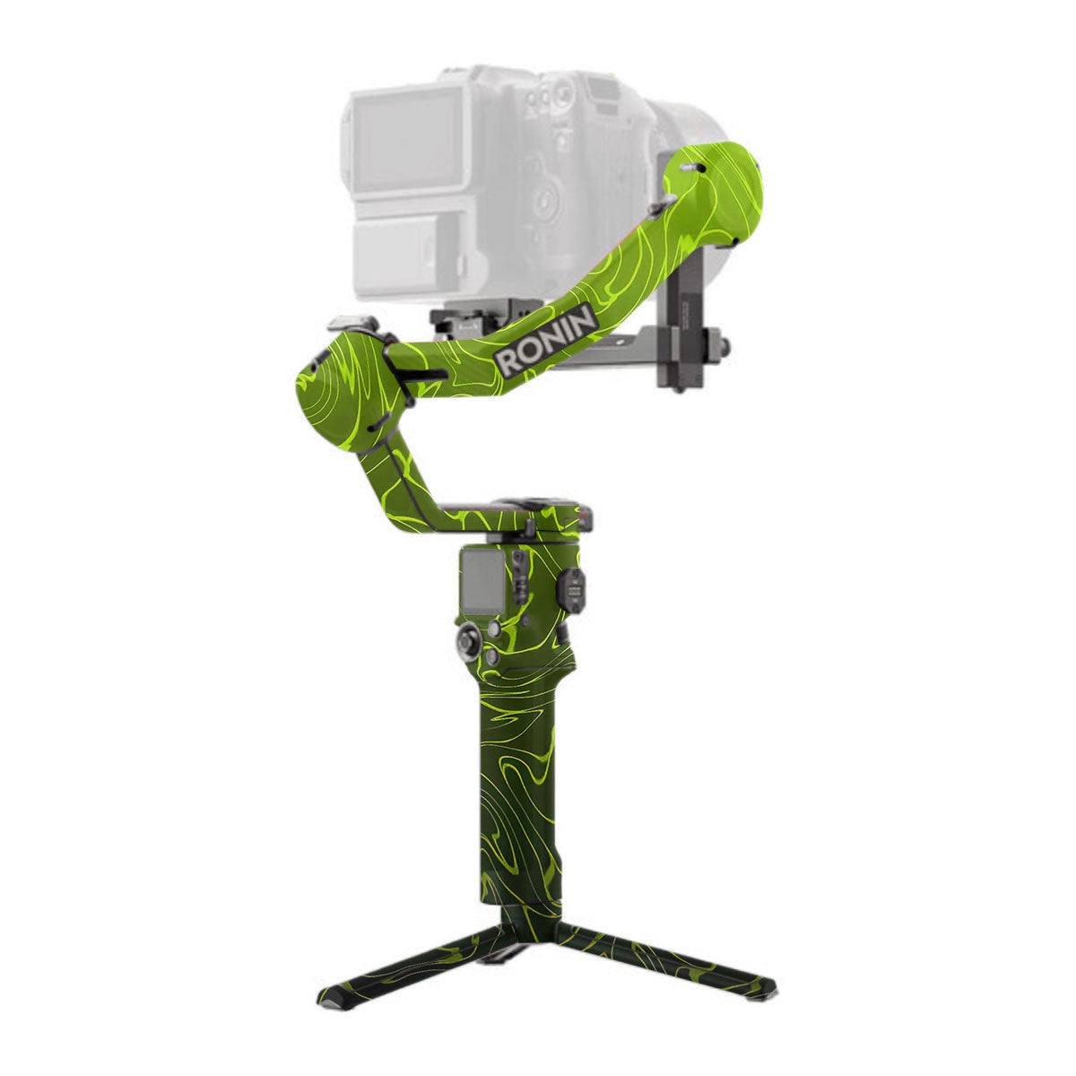 Lime Yellow to Black Gradient DJI RS 3 Pro Gimbal Skin