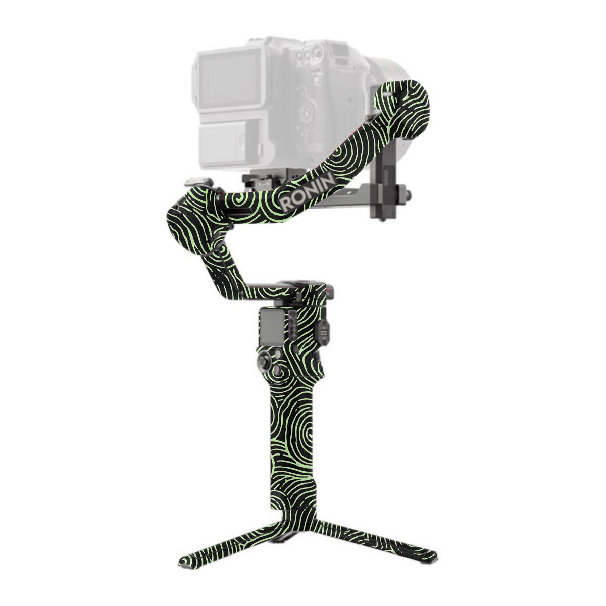 Green Spirals DJI RS 3 Pro Gimbal Skin