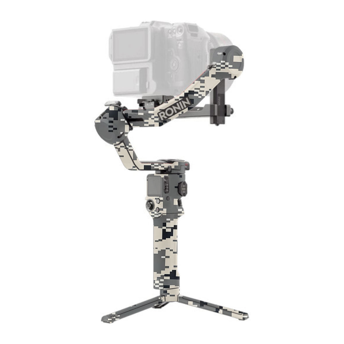 Grey Black Pixel DJI RS 3 Pro Gimbal Skin