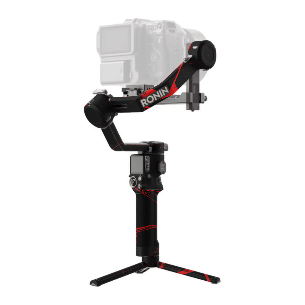 Red Neural Grid DJI RS 3 Pro Gimbal Skin