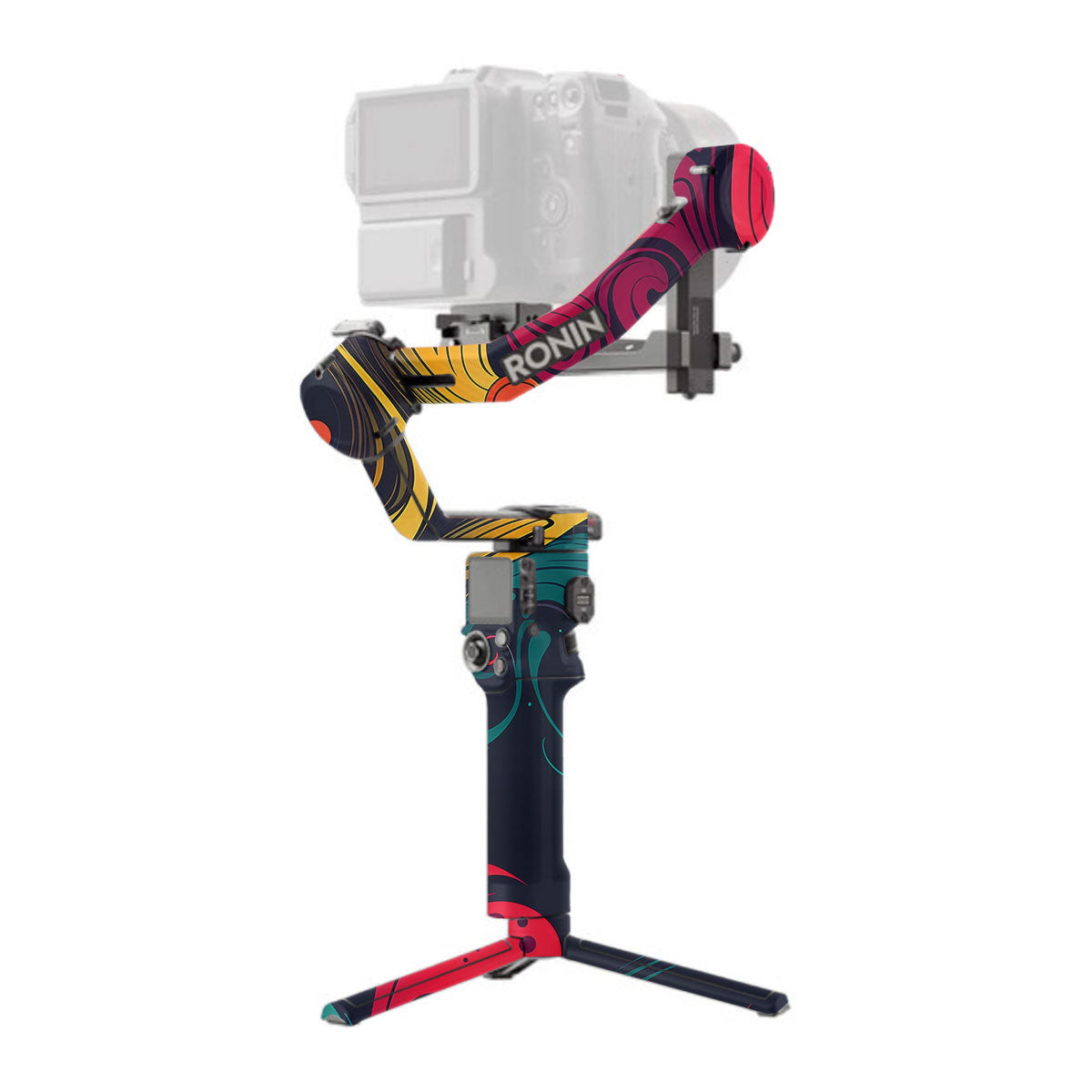 Psychedelic Color Swirl DJI RS 3 Pro Gimbal Skin