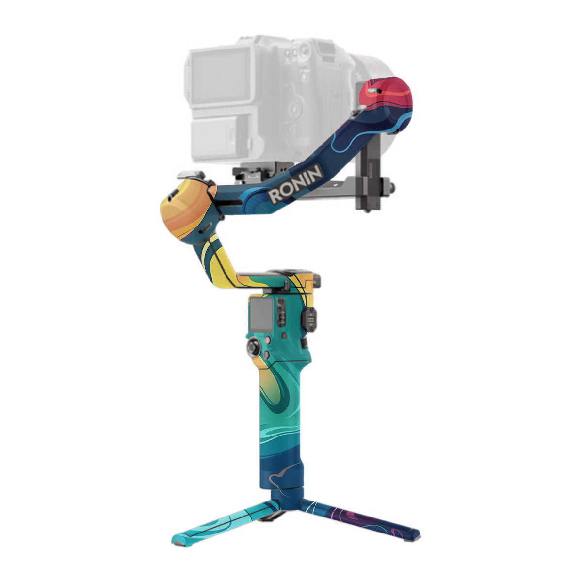 Rainbow Liquid Fusion DJI RS 3 Pro Gimbal Skin