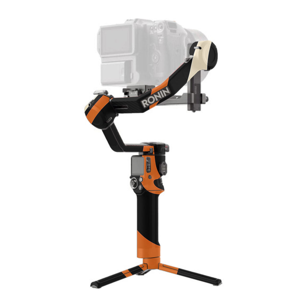 Mid-Century Abstract Swirl DJI RS 3 Pro Gimbal Skin
