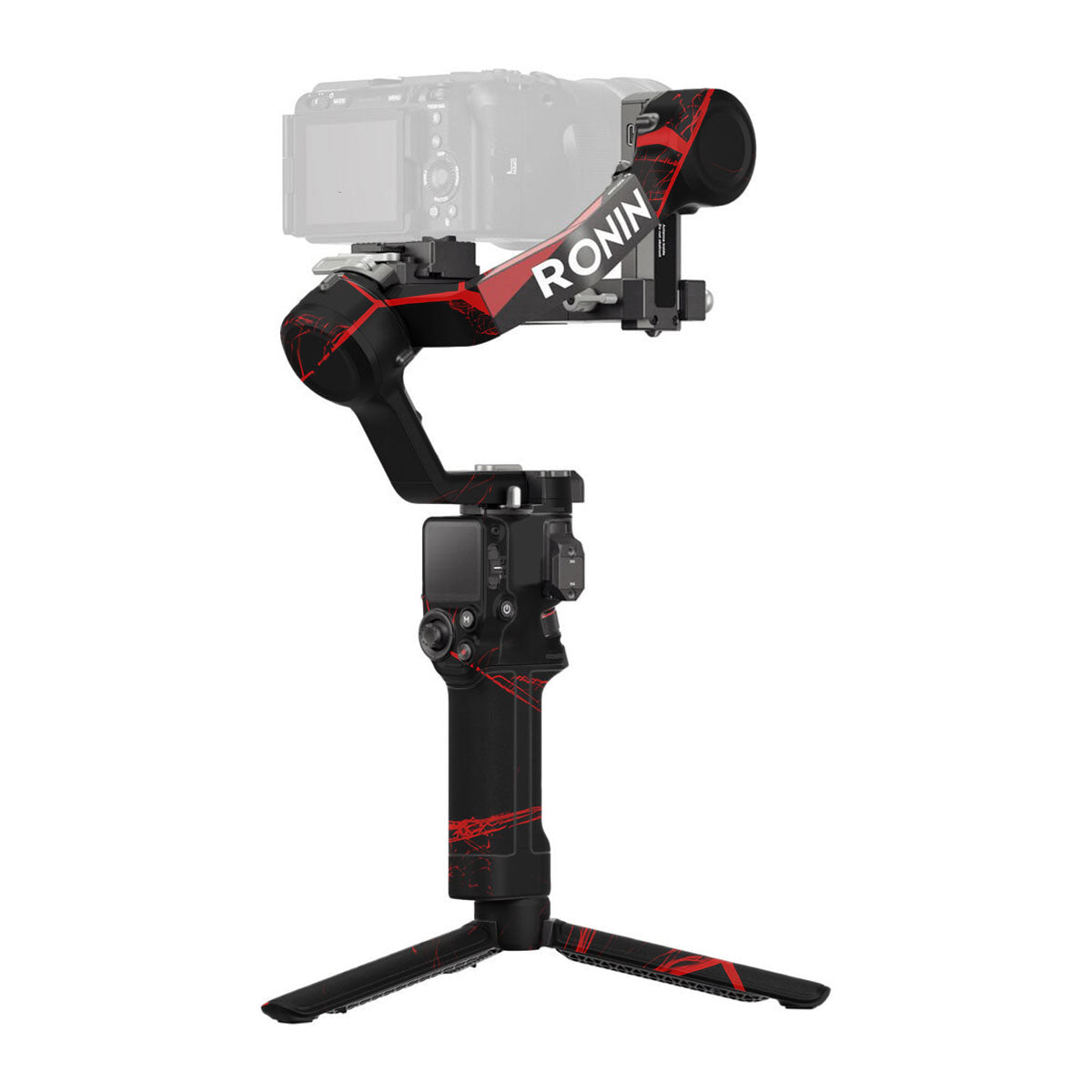Red Neural Grid DJI RS 4 Gimbal Skin