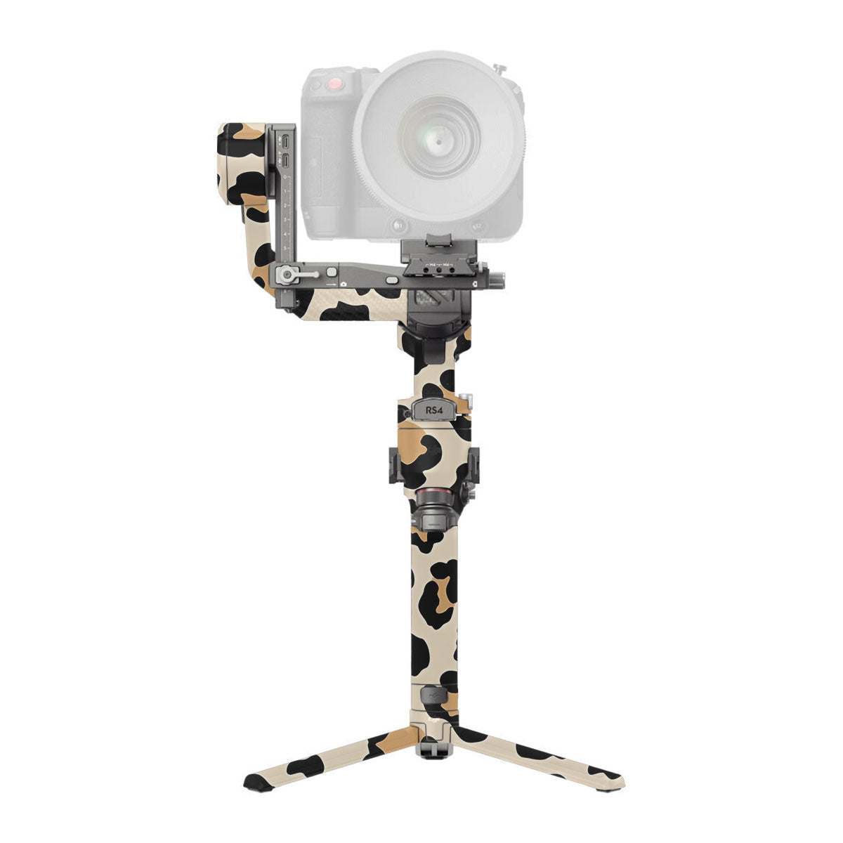 Sandy Leopard Spots DJI RS 4 Pro Gimbal Skin