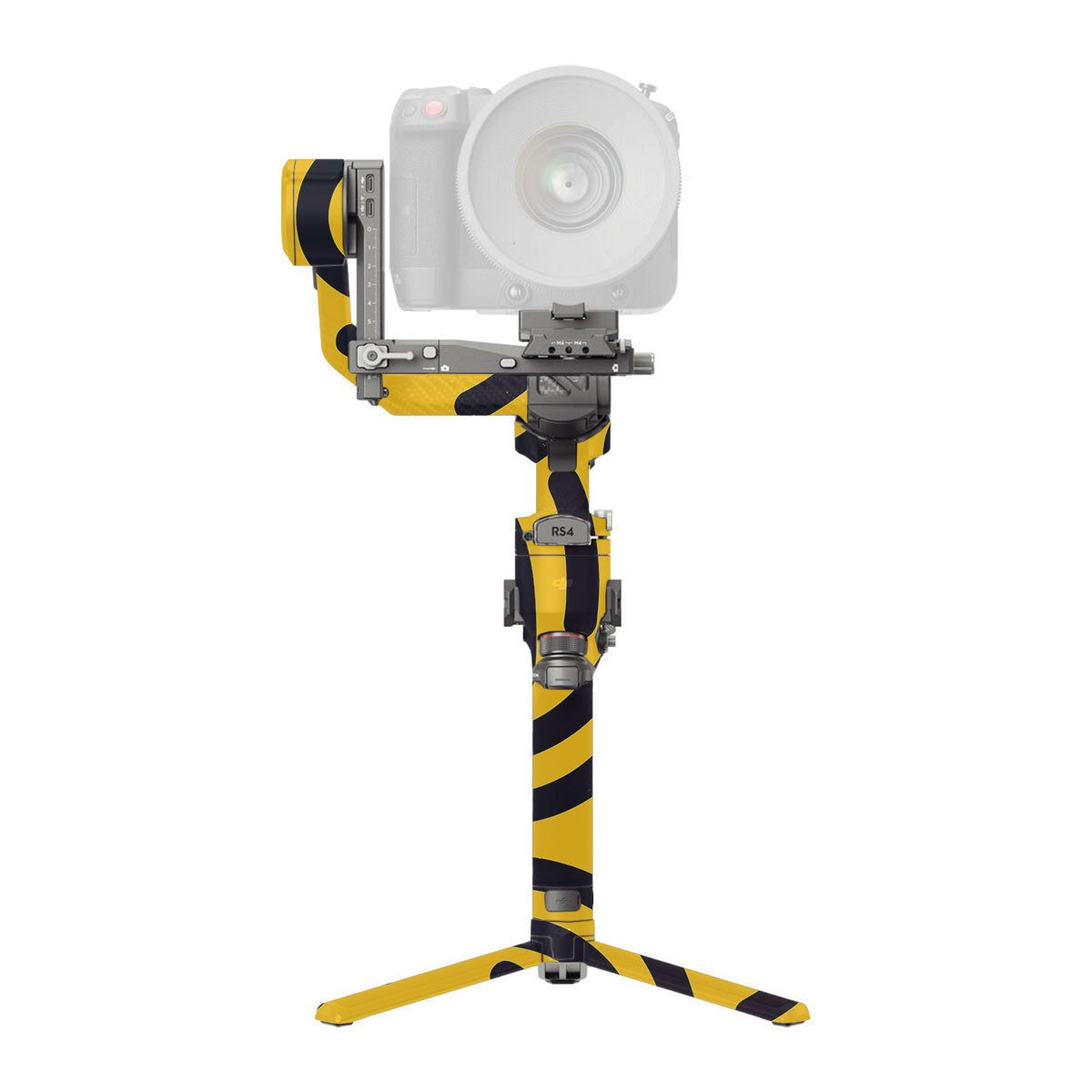 Minimal Yellow Wave DJI RS 4 Pro Gimbal Skin