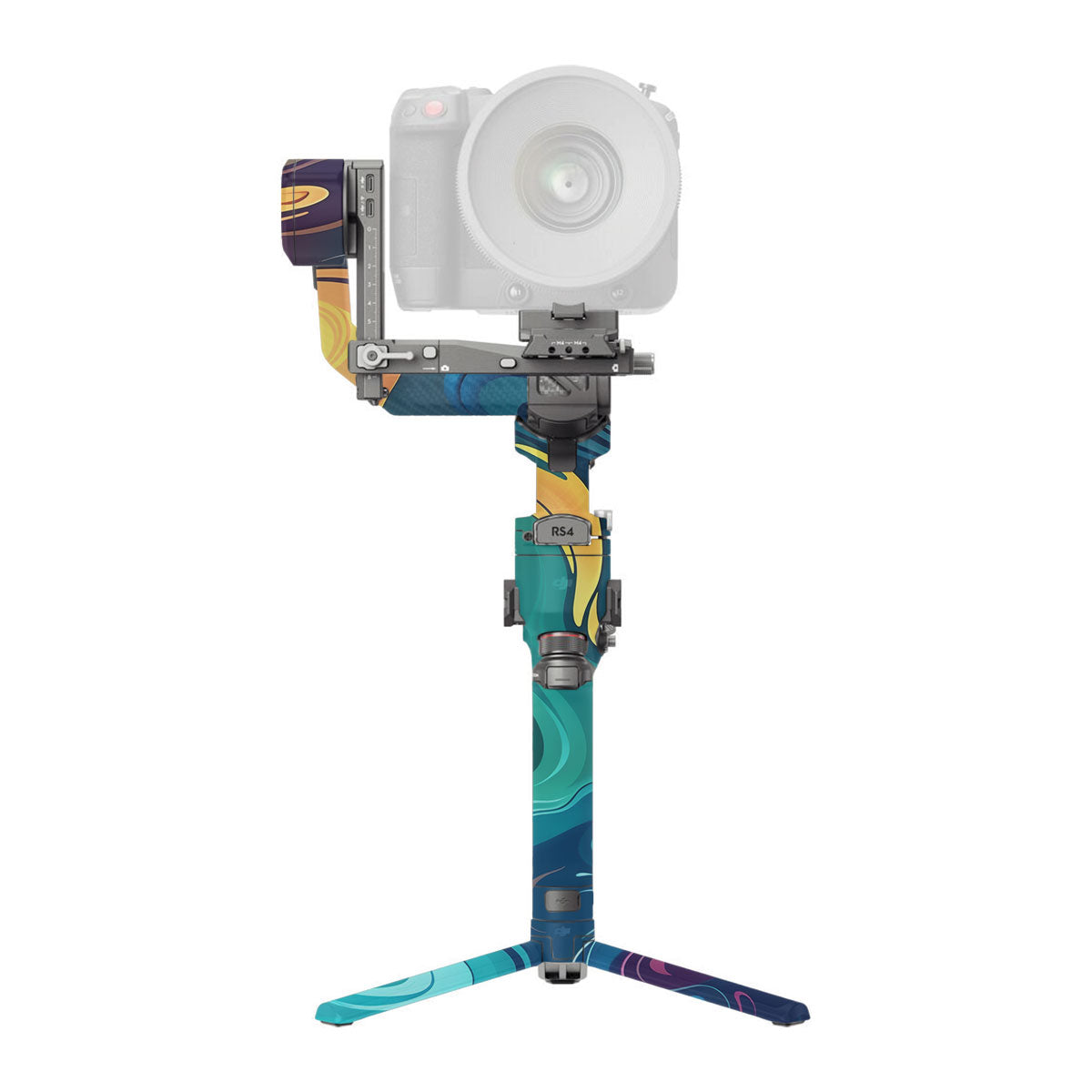 Rainbow Liquid Fusion DJI RS 4 Pro Gimbal Skin