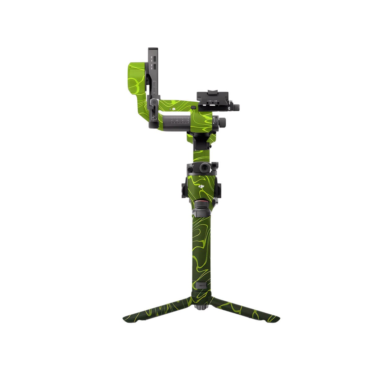 Lime Yellow to Black Gradient DJI RS 5 Gimbal Skin