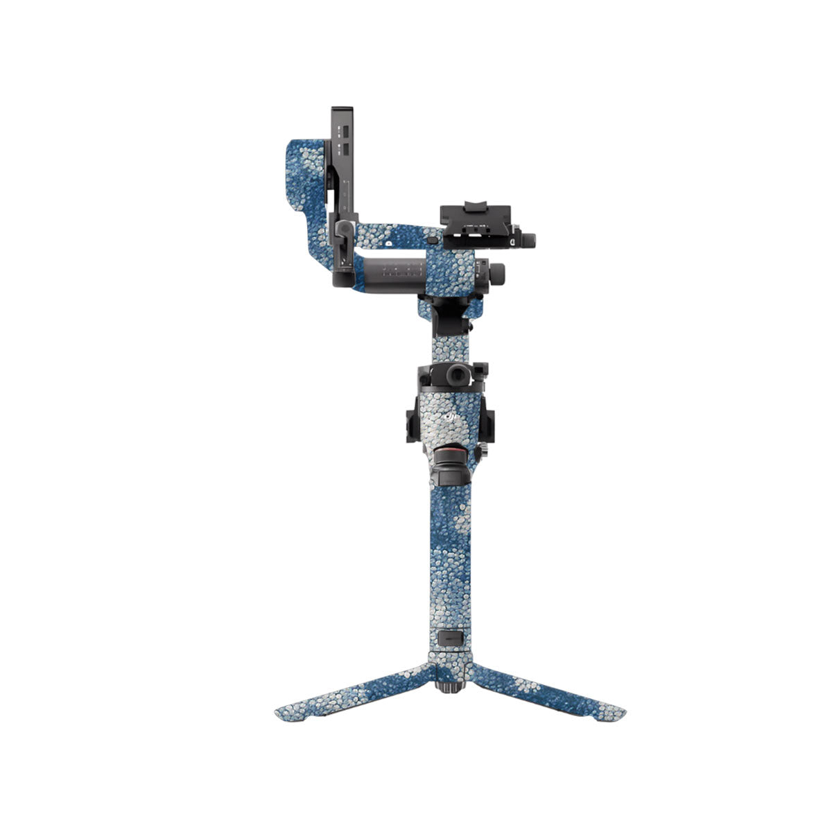 Blue Watercolor Fabric DJI RS 5 Gimbal Skin