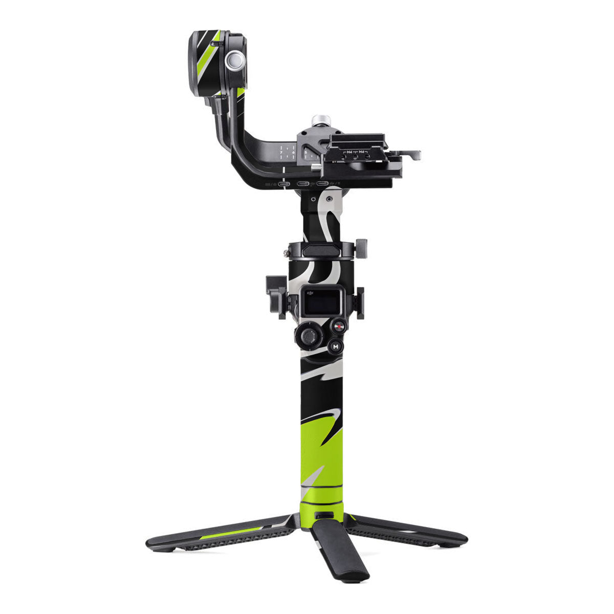 Neon Green and Black Pattern DJI RSC 2 Gimbal Skin