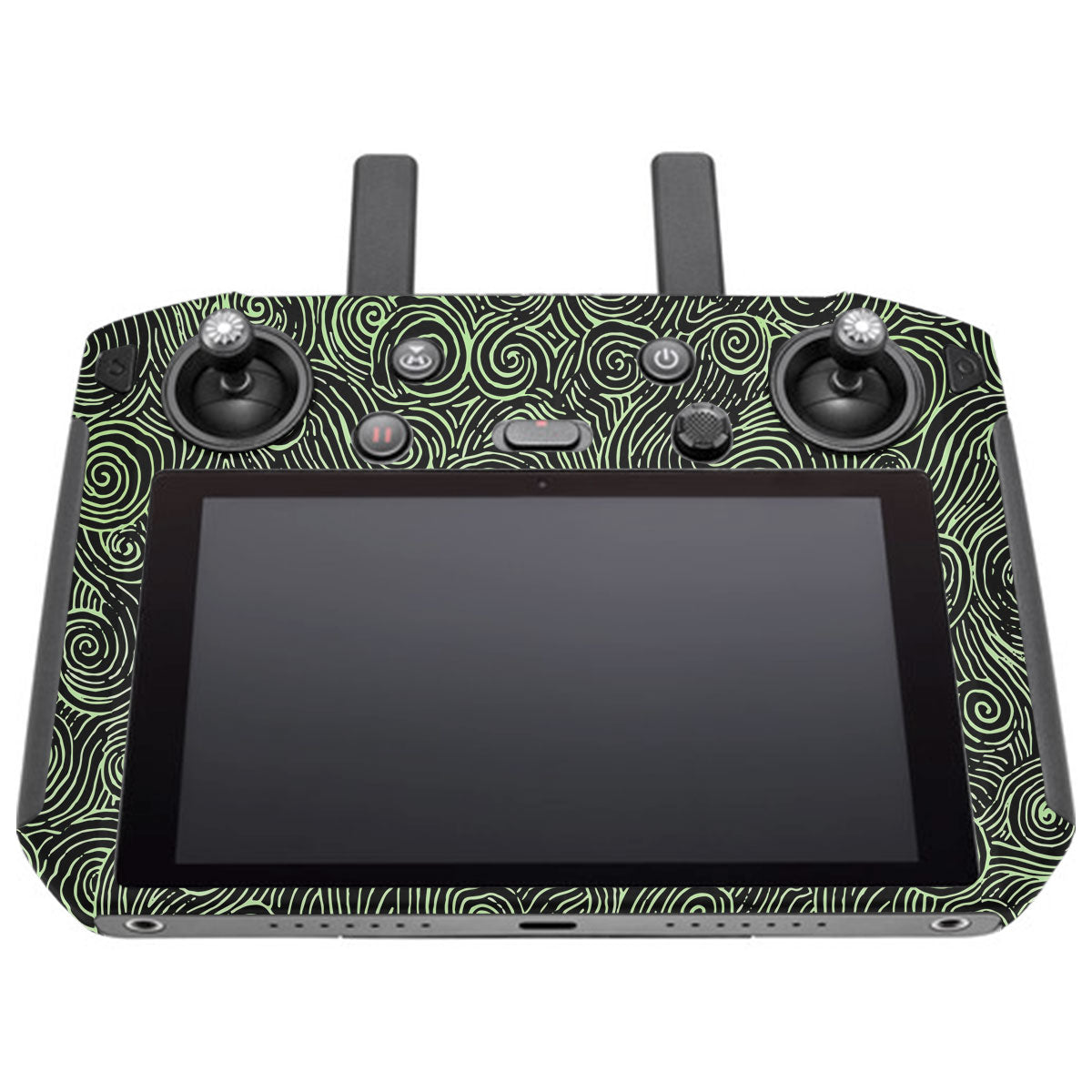 Green Spirals DJI Smart Remote Controller Skin