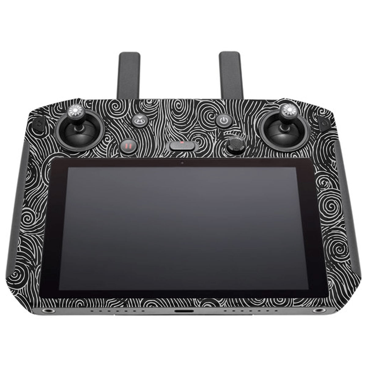 White Spirals DJI Smart Remote Controller Skin