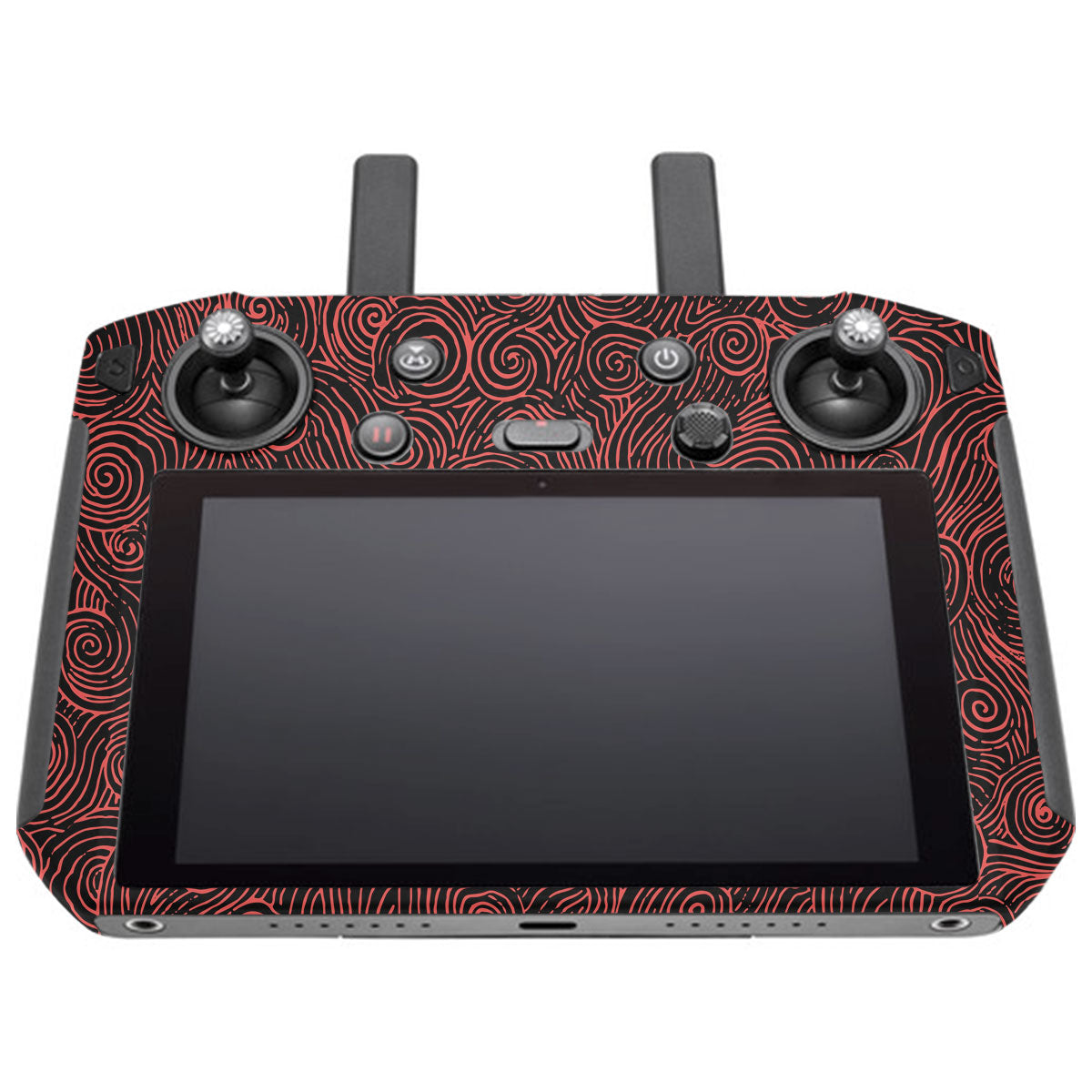 Red Spirals DJI Smart Remote Controller Skin