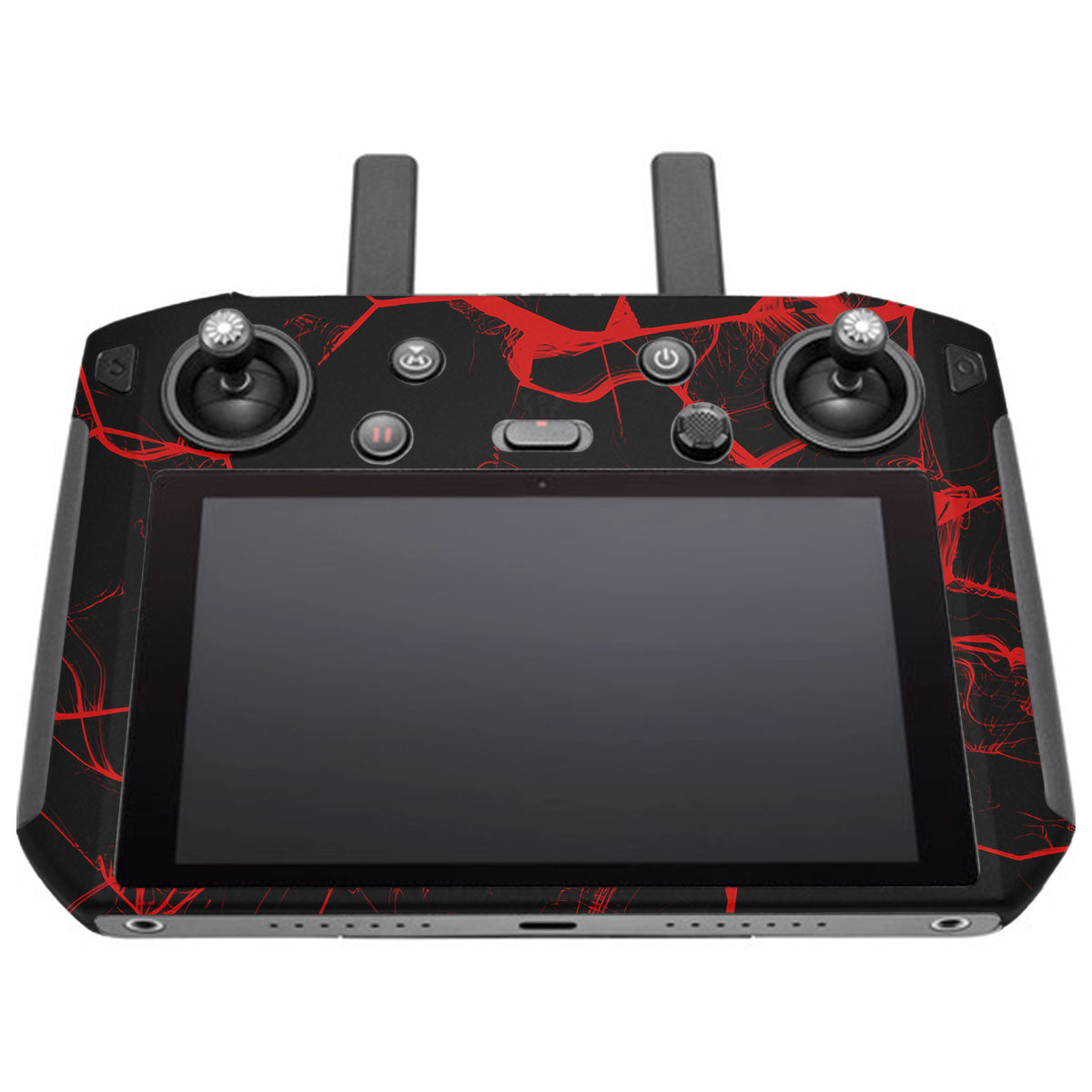 Red Neural Grid DJI Smart Remote Controller Skin