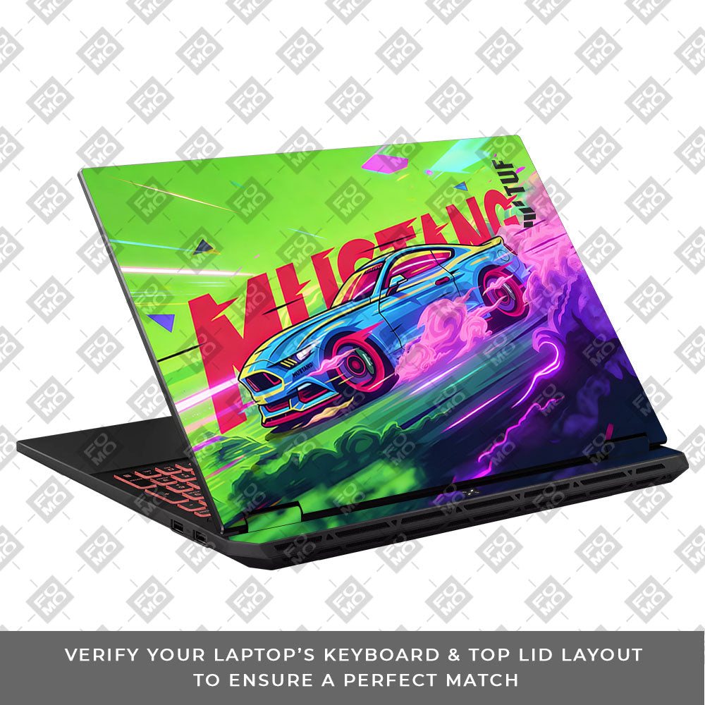 Ford Mustang Legacy Asus TUF Gaming A16 2025 3D Laptop Skin