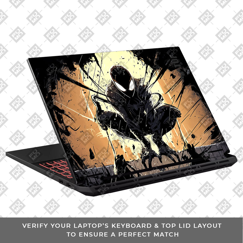 Shadow Spiderman Asus TUF Gaming A16 2025 3D Laptop Skin