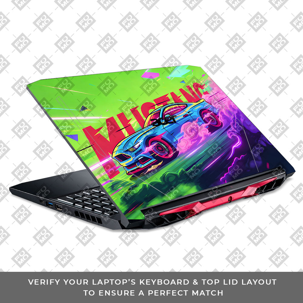 Ford Mustang Legacy Acer Nitro 5 AN515 44, 56 3D Laptop Skin
