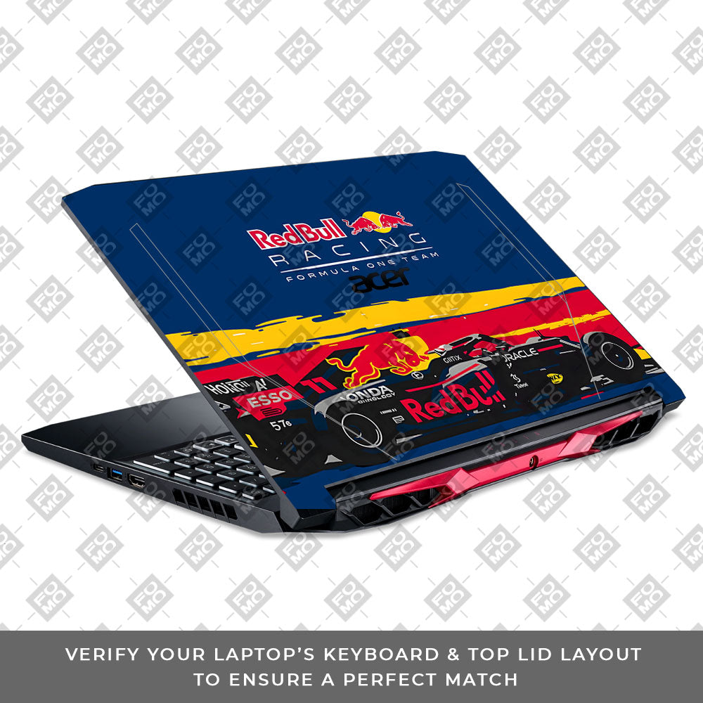 Red Bull Racing Formula One Team Acer Nitro 5 AN515 44, 56 3D Laptop Skin