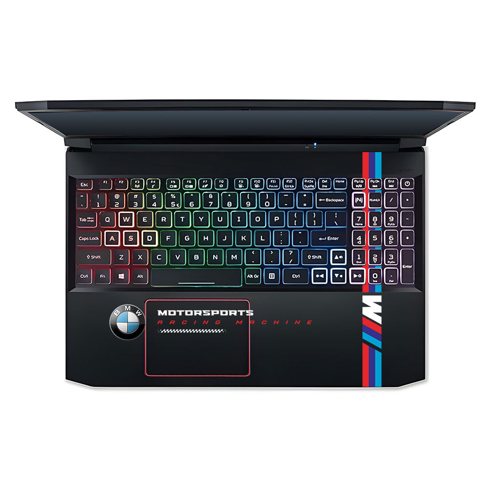 Transparent BMW Racing Graphic Acer Nitro 5 AN515 44, 56 Laptop Skin