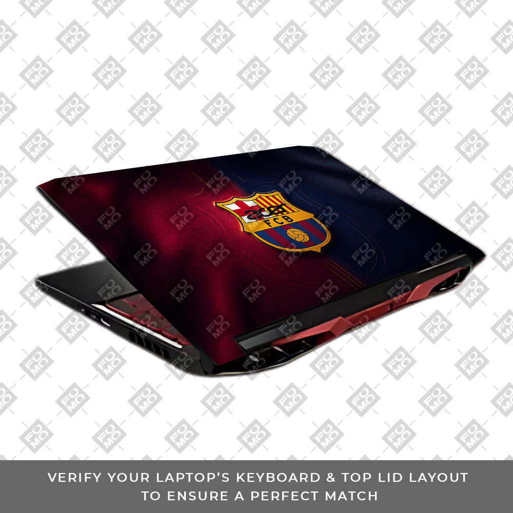 Catalan Pride Barcelona Legacy Acer Nitro 5 AN515 45, 55, 57 3D Laptop Skin