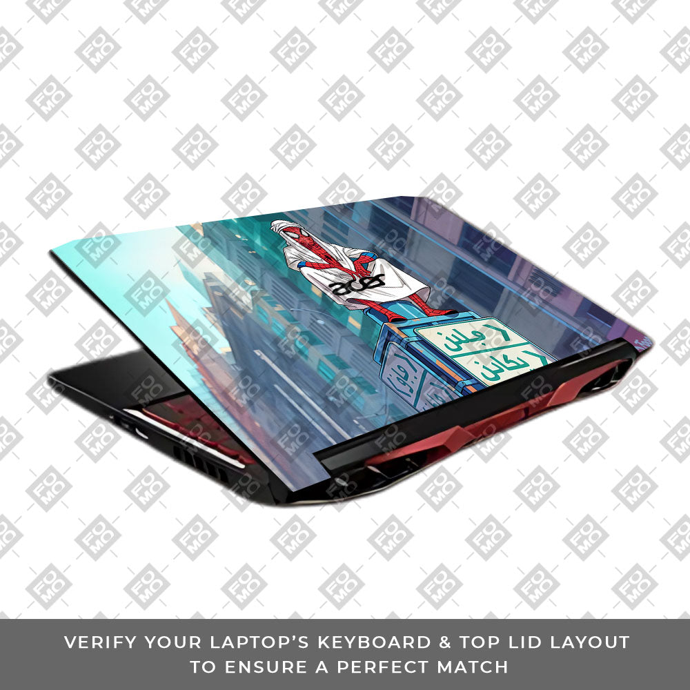 Arabian Spider Man Acer Nitro 5 AN515 45, 55, 57 3D Laptop Skin
