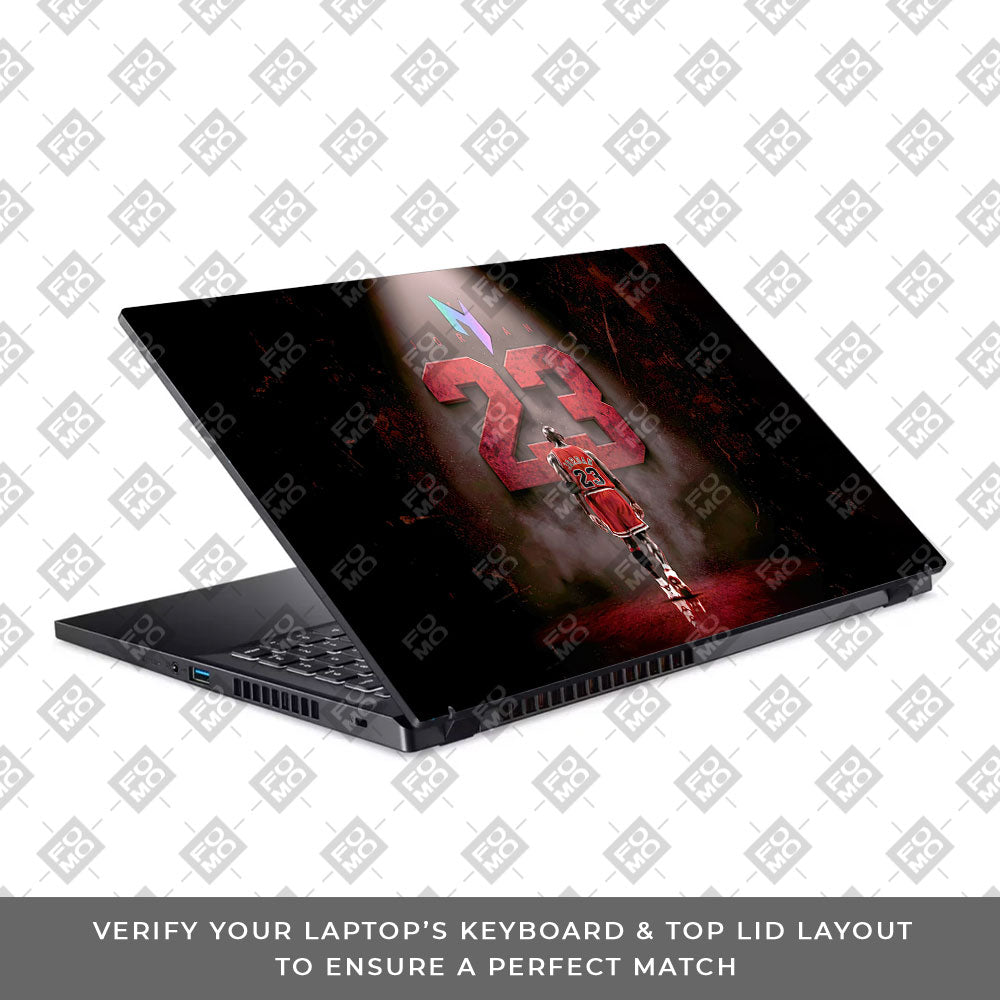 Jordan 23 Acer Nitro V ANV15 51 55CA 3D Laptop Skin