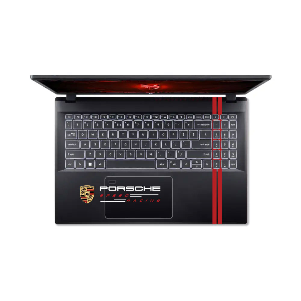 Transparent Porsche Motorsport Graphic Acer Nitro V ANV15 51 55CA Laptop Skin