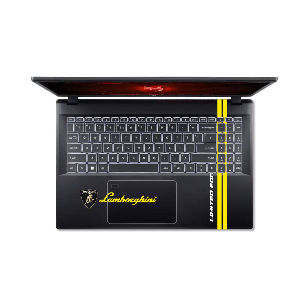 Transparent Lamborghini Limited Edition Acer Nitro V ANV15 51 55CA Laptop Skin