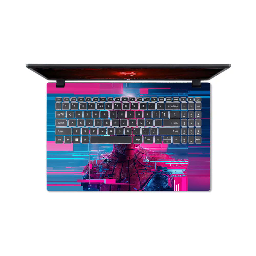 Glitch Spider Acer Nitro V ANV15 51 55CA 3D Laptop Skin