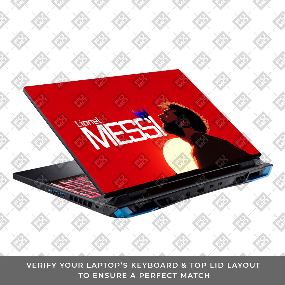 Messi Sunset Icon Acer Predator Helios Neo 16 N22Q22B 3D Laptop Skin